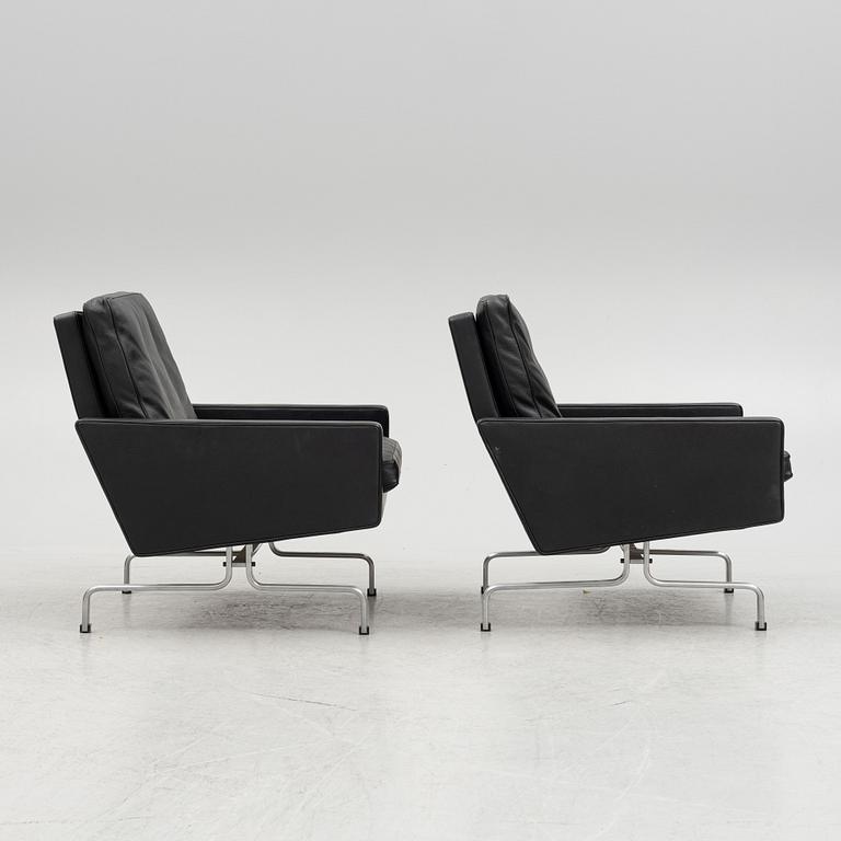 Poul Kjaerholm, fåtöljer, ett par, "PK 31", Fritz Hansen, Danmark, 2016.