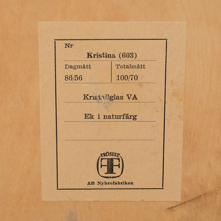 SPEGEL, "No 603 Kristina", Fröseke AB, 1900-talets andra hälft.