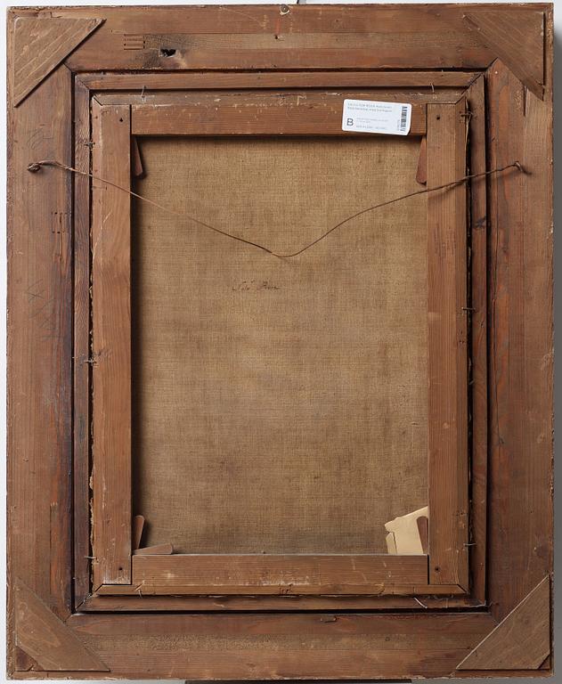 Salvator Rosa Circle of, Rocky landscape with two figures.