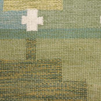A flatweave by Ingegerd Silow, signed IS, second half of the 20th century, 228 x 162 cm.