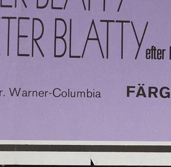 A vintage movie poster, 'Exorcisten (The Exorcist)', 1974.