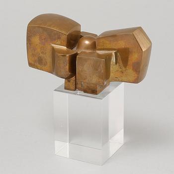 JOSE LUIS SANCHEZ, sculpture, bronze & acrylic glass, numbered 1000/266.