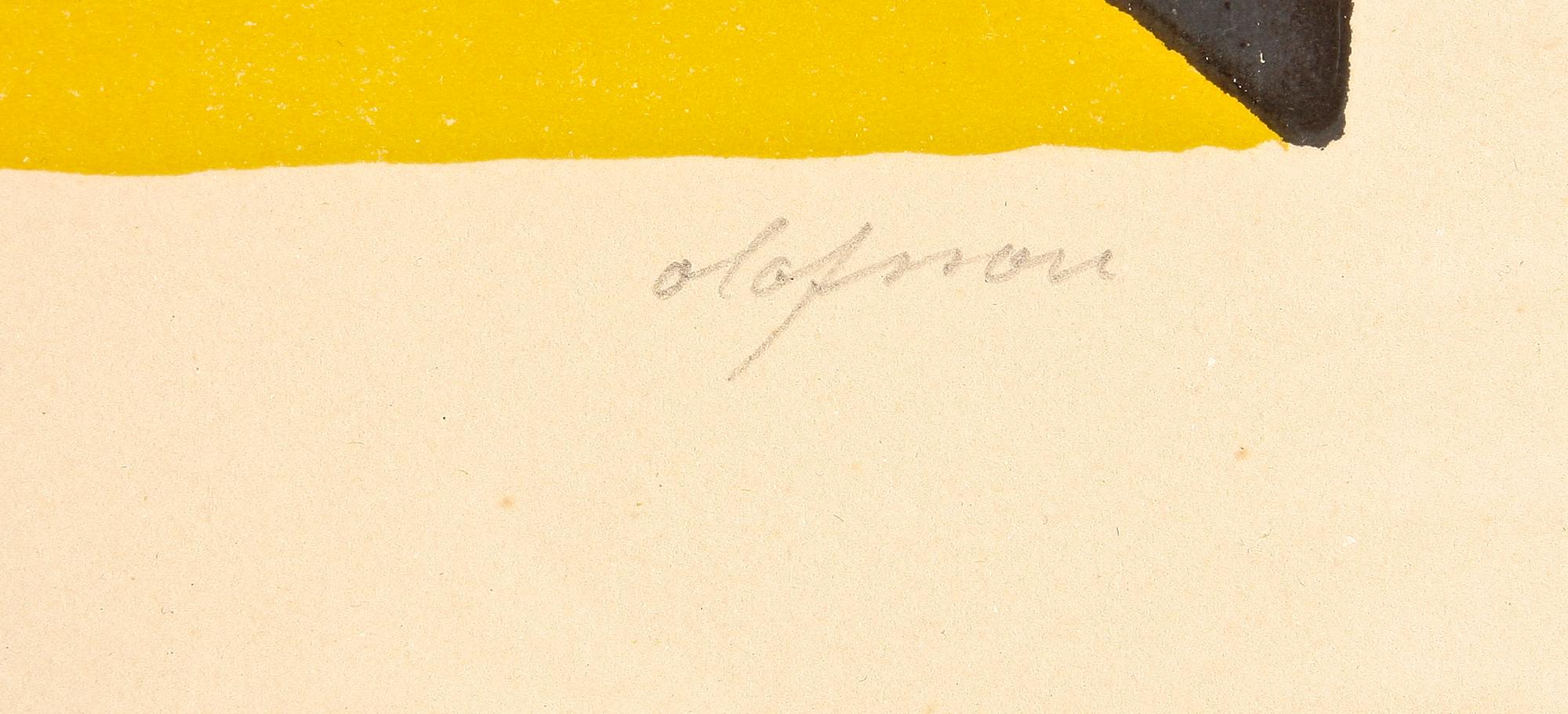 PIERRE OLOFSSON, färglitografi, sign och numr 57/260.