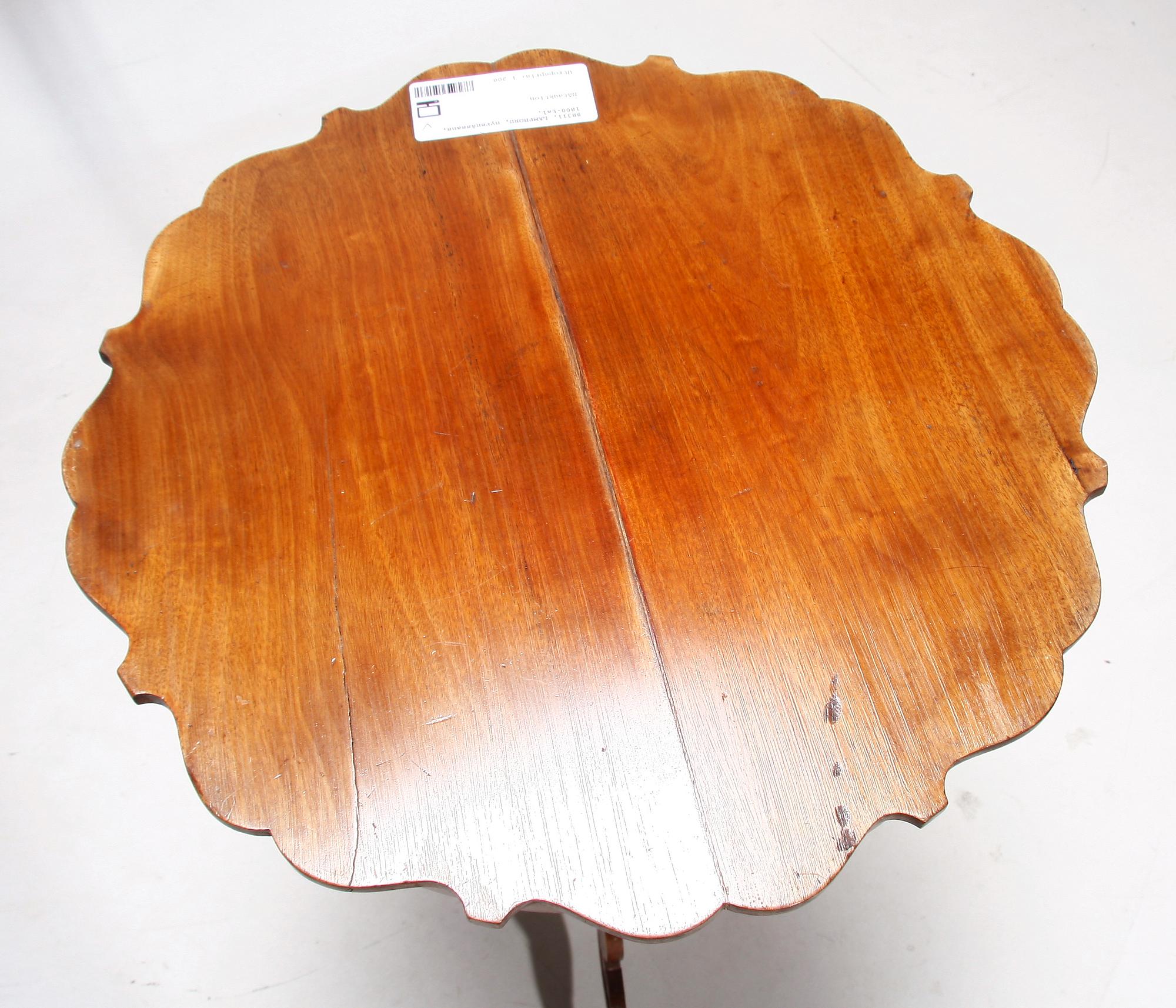 LAMPBORD, nyrenässans, 1800-tal.