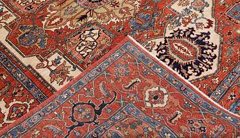 A Zigler Heriz design carpet, 306 x 250 cm.