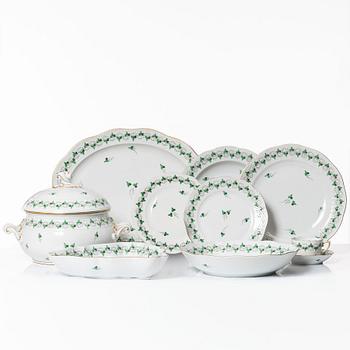 A 29-piece 'Parsley' dinner service, porcelain, Herend, Hungary.