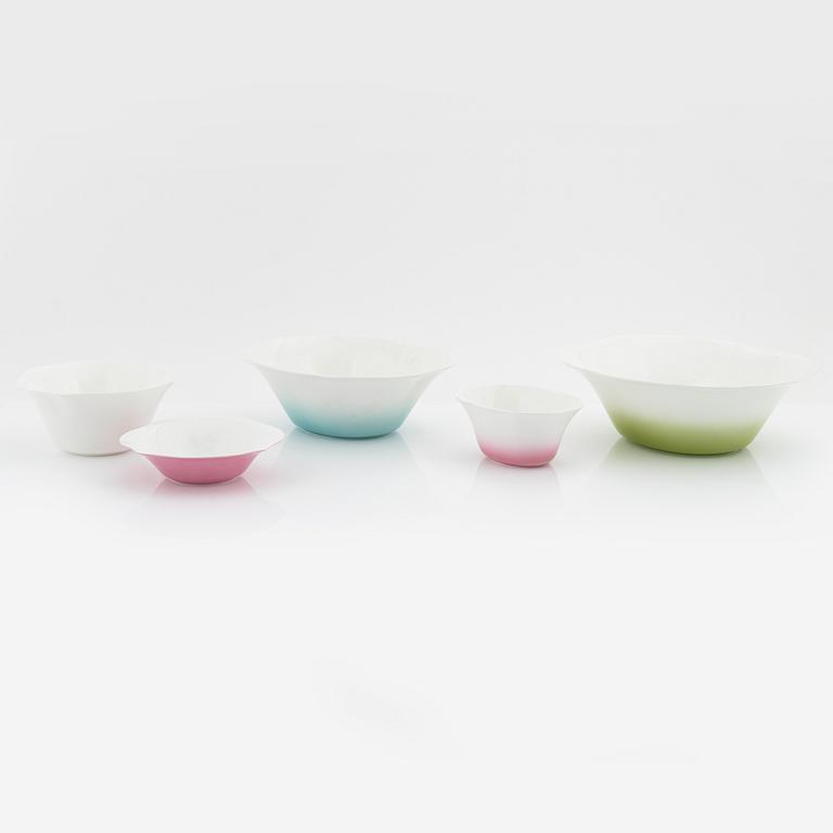 A 98 piece porcelain dinner service, 'Mira Colore', Villeroy & Boch.