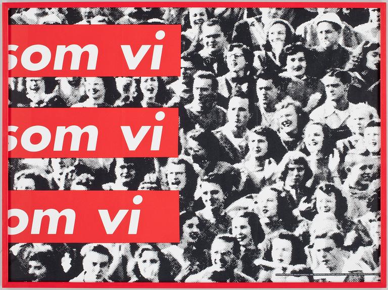 BARBARA KRUGER, screentryck 4 st.