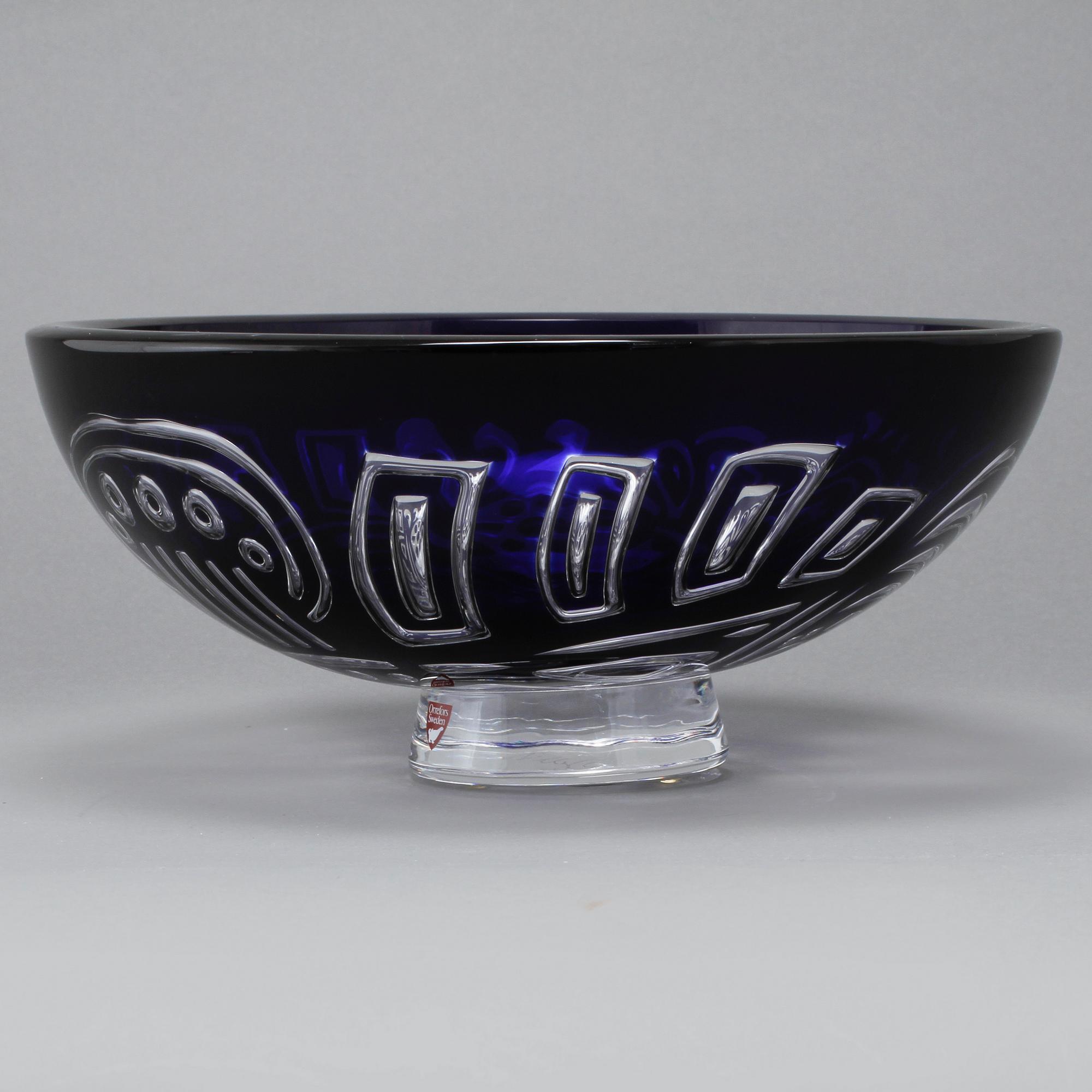 SKÅL, glas, Lars Hellsten, Orrefors Gallery, 1988.