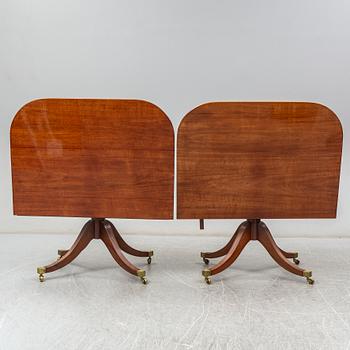 A Regency-style dinner table, second half of the 20th century.