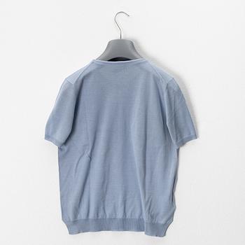 Prada, a set of three silk tops, size 40.