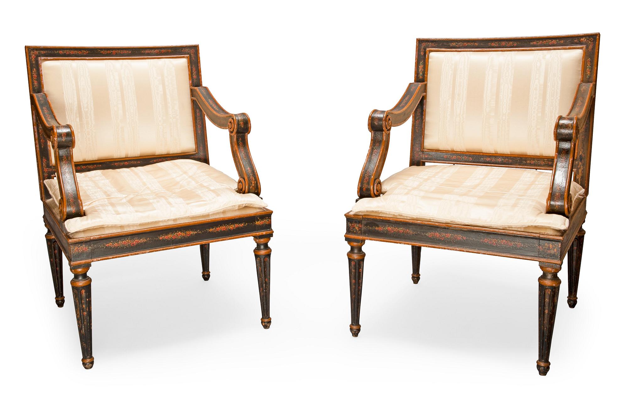 TUOLEJA 6+2, uusklassistinen tyyli, Italia, 1700-luvun loppu.