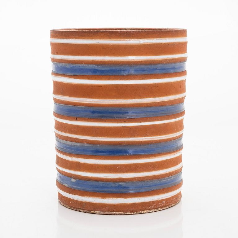 Marita Lybeck, a ceramic vase signed ML, KERA.