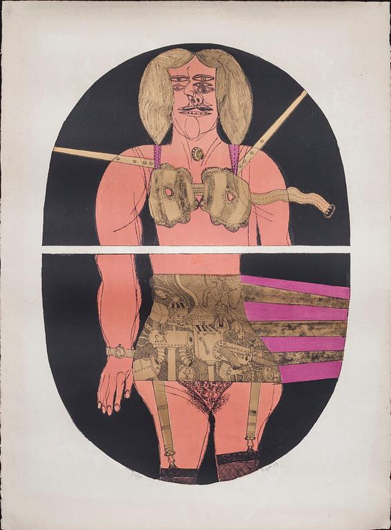 ANTONIO SEGUI SEGUI, litografi, signerad och daterad 64, numrerad 24/30.