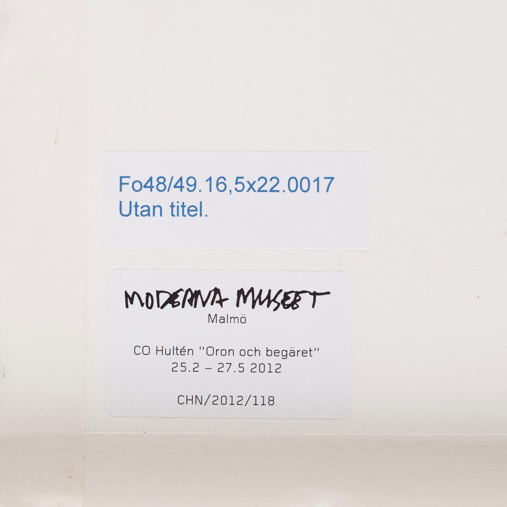CO Hultén, "Under månens inverkan".
