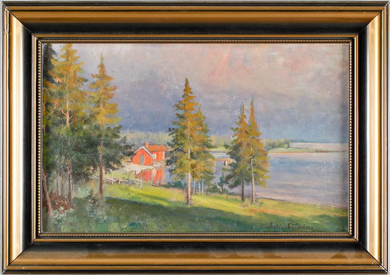 JULIA STRÖMBERG, olja på duk, signerad.