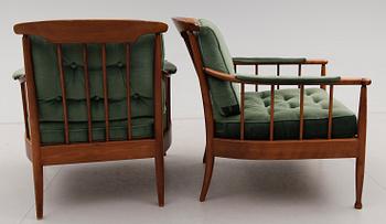 FÅTÖLJER, 1 par, "Skrindan", Kerstin Hörlin Holmquist, OPE-möbler.