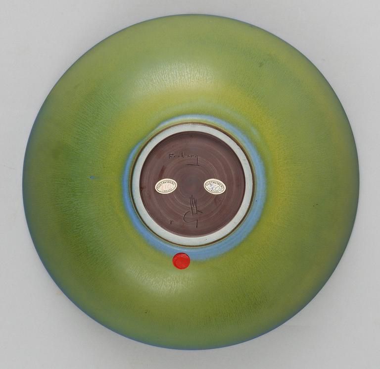 A Berndt Friberg stoneware bowl, Gustavsberg studio 1967.