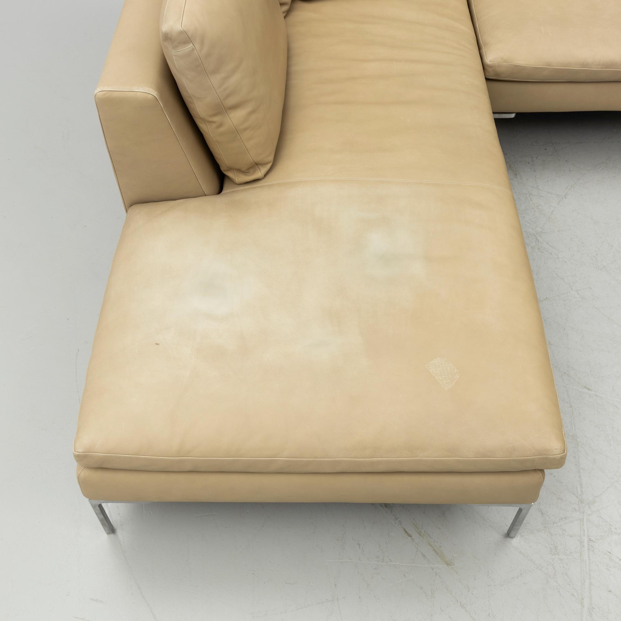 Antonio Citterio, hörnsoffa, 2 delar,"Charles", B&B Italia Maxalto.