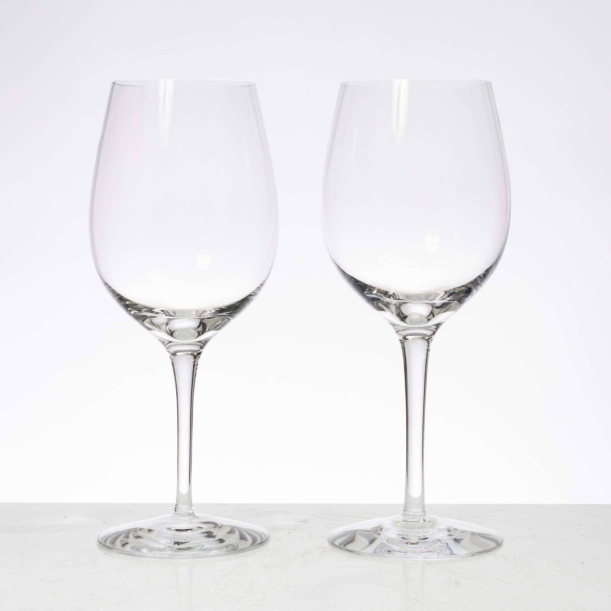 Erika Lagerbielke, 16 wineglasses, "Merlot 45 cl", Orrefors.