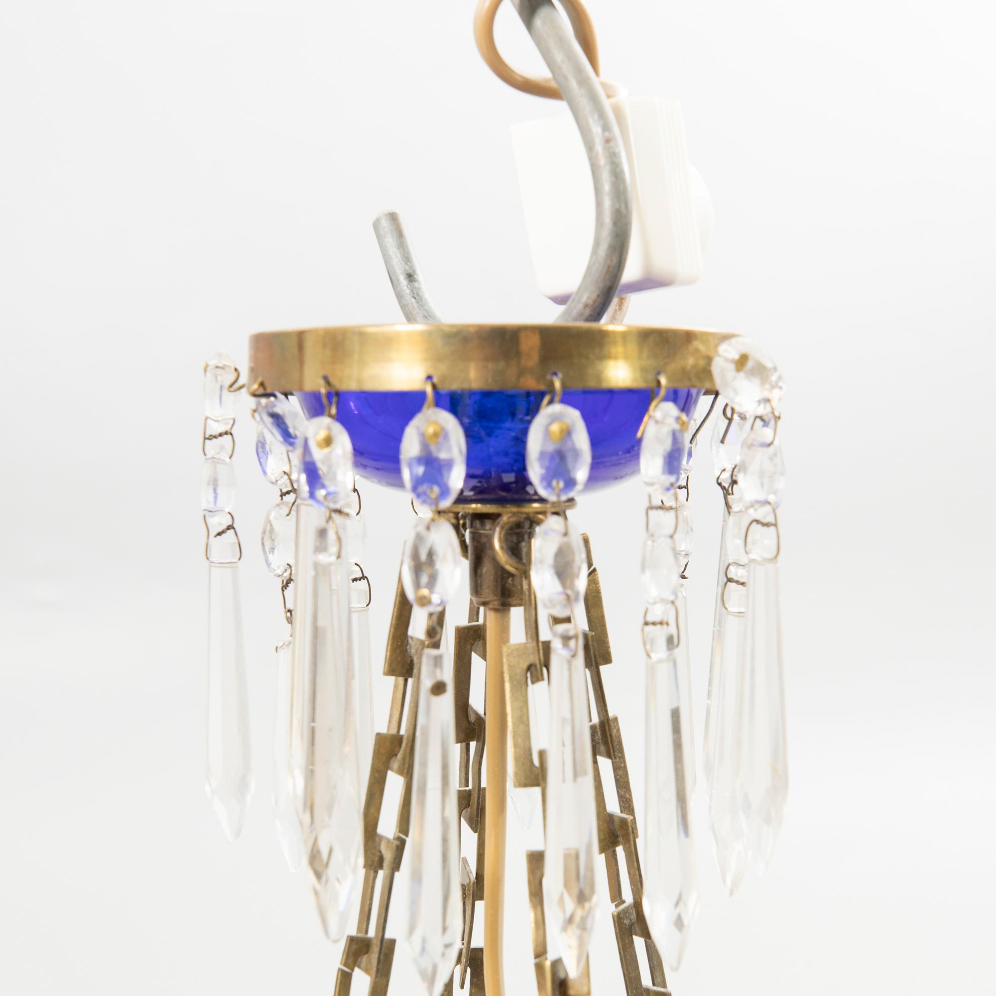 Chandelier, Gustavian style, 20th century.