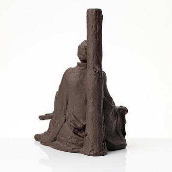 Liu Wenjing, Figurine, Yixing ware. China, 20th century.