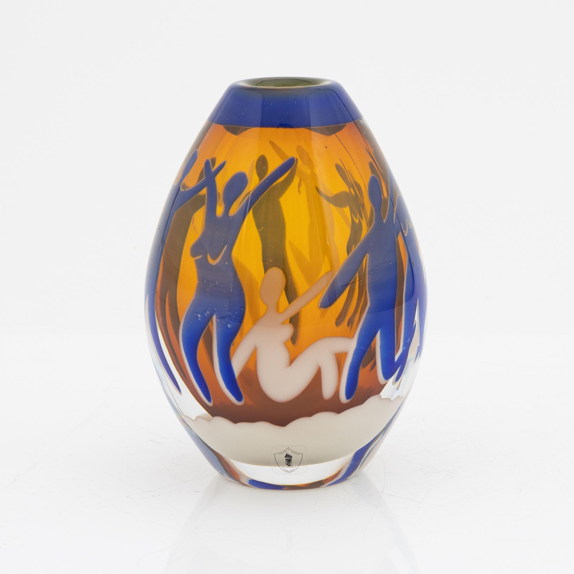 Carlos Pebaqué, vas, glas, Gullaskruf, unik, 2004.