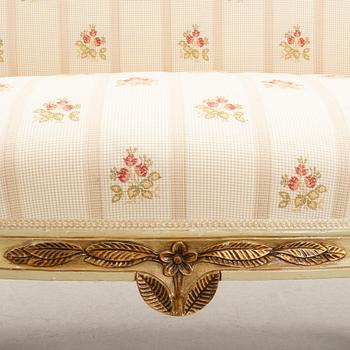 Sofa in Gustavian Style, First Half of the 20th Century.