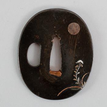 TSUBA, brons, Japan, 1700-tal.