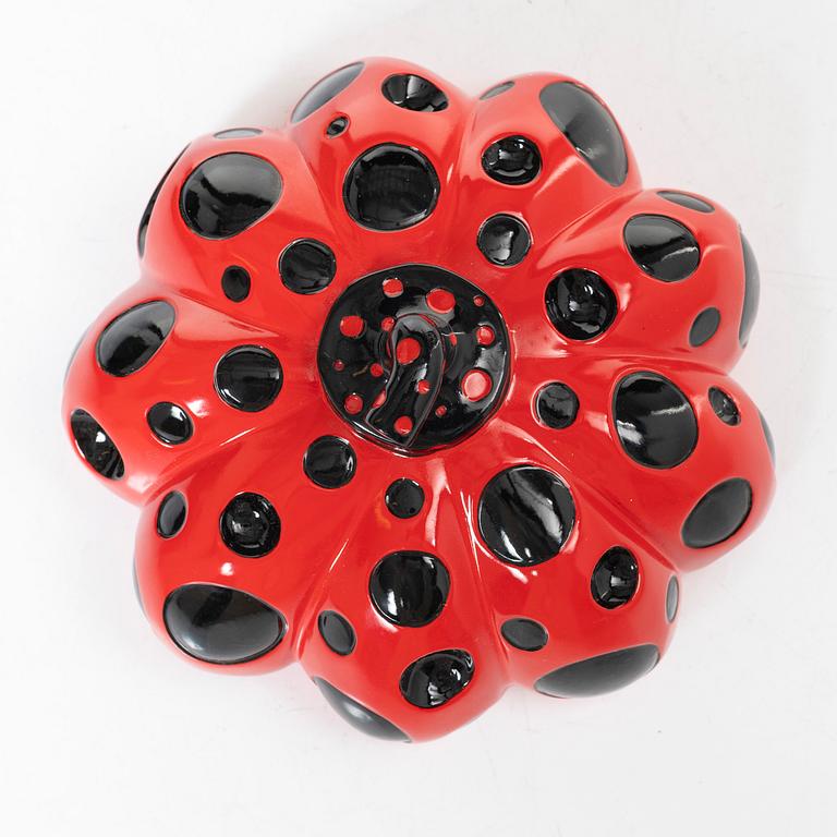 Yayoi Kusama, after, object/multiple, "Red Pumpkin", published by Benesse Holdings Inc, Naoshima, Japan.