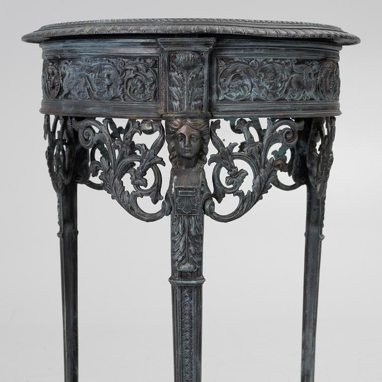 A plant stand, late 20th century.