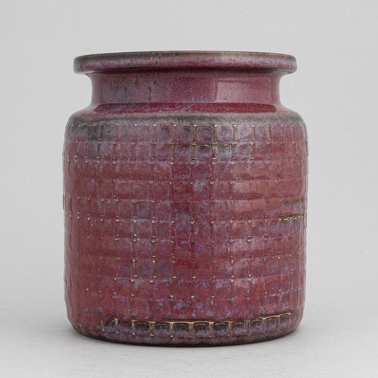 Stig Lindberg, a stoneware urn from Gustavsbergs Studio.