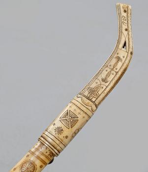 SAMEKNIV, tillskriven Jon Pålsson Fankki (1880-1961), Kaitum, signerad JPF och daterad 1907.