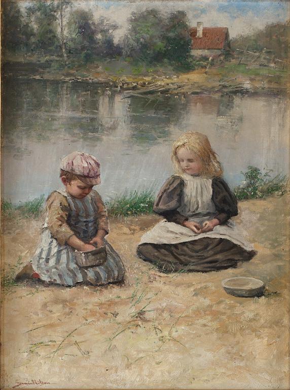Severin Nilson, Lekande barn.