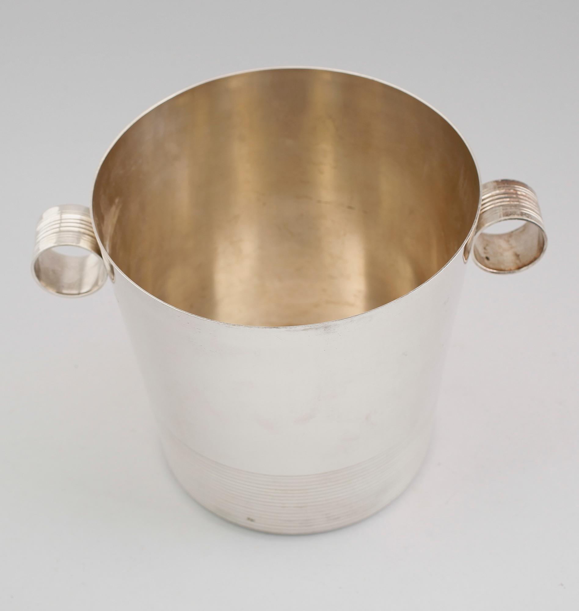 CHAMPAGNEKYLARE, nysilver, art déco, 1900-talets första hälft.