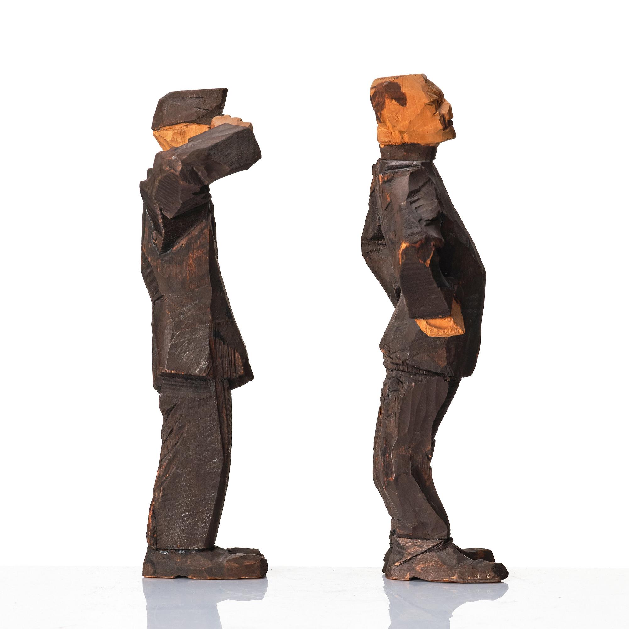 Axel Petersson Döderhultarn, "Beväringsmönstring" (The Enrollment Act), 6 pieces.