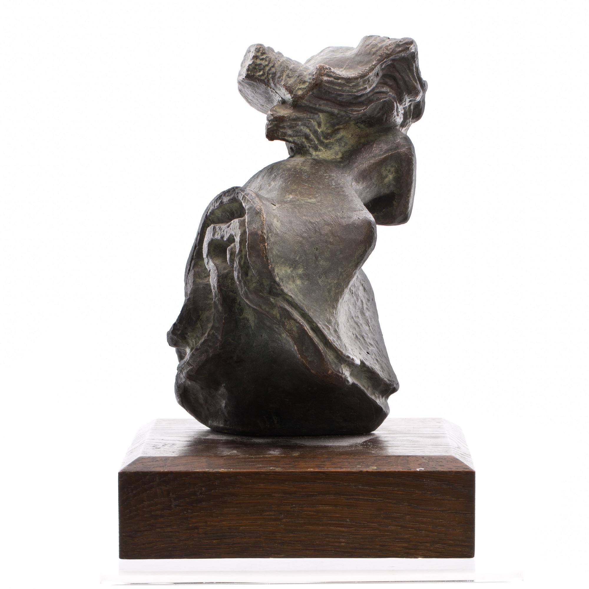 STIG BLOMBERG, skulptur, brons, signerad.