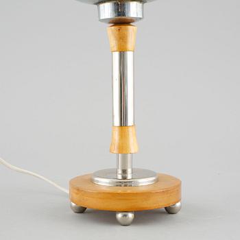 A table lamp from the second half of the 20th century.