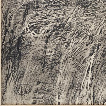 Roj Friberg, pencil, signed Rf and dated -63.