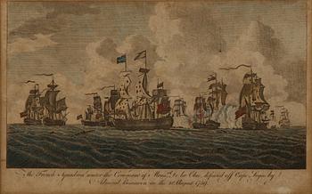 ENGRAVING, 3, England, 18th Century.