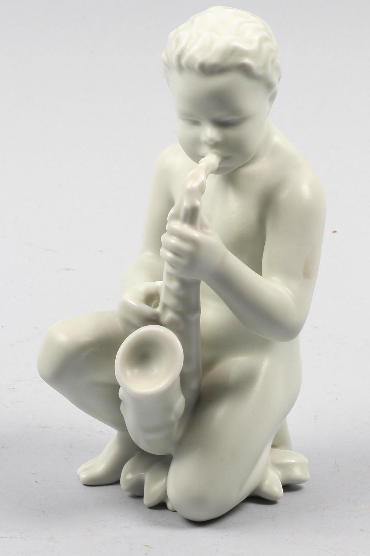 FIGURIN, stengods. Harry Salomon, Rörstrand.