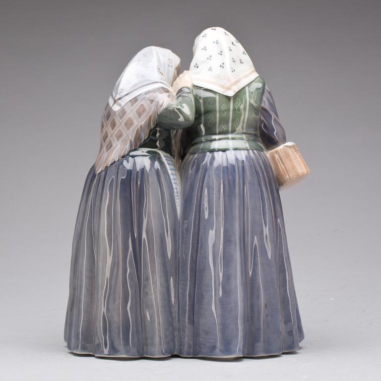 FIGURIN, porslin. Royal Copenhagen, Danmark.