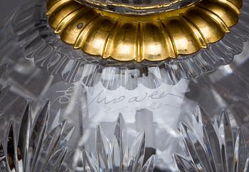 BORDSLAMPOR, ett par, signerade by E.Moaven, modern tillverkning.