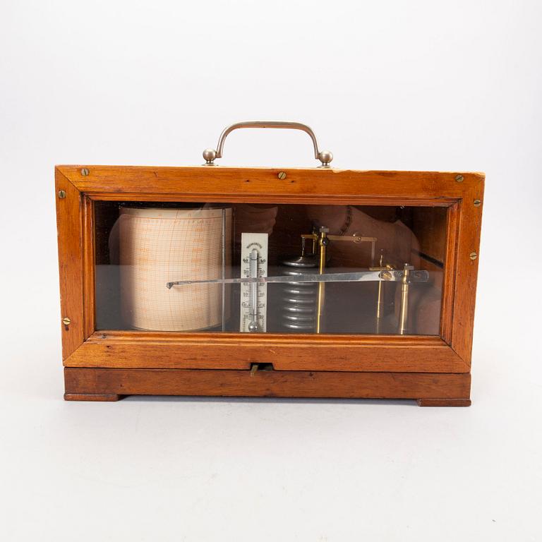 A Microscope and a Barograph first half of the 20th century.