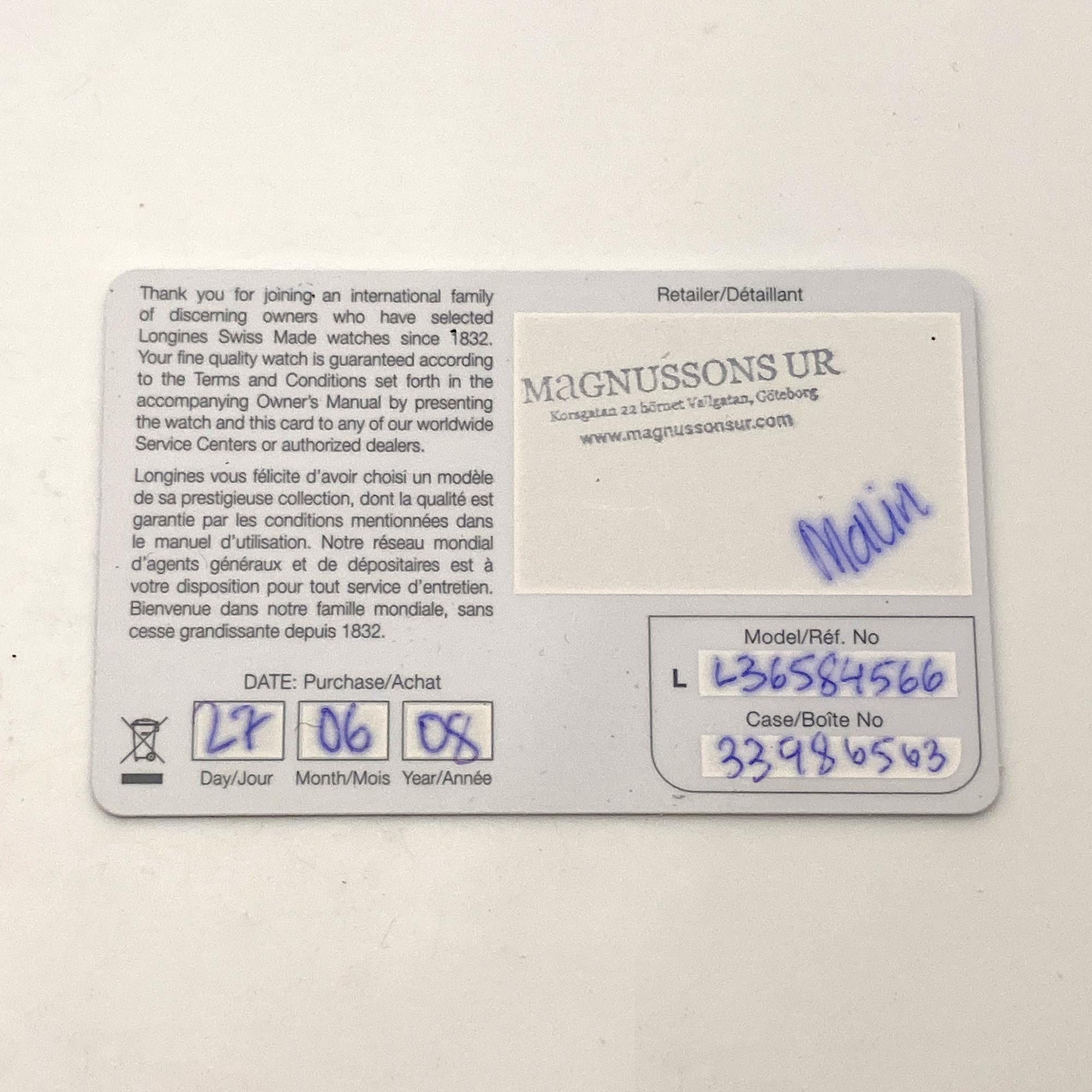 Longines, Conquest, wristwatch, 41 mm.