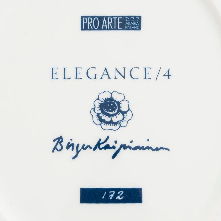 Birger Kaipiainen, vati,  posliini, "Elegance/4", numeroitu 172. Pro Arte, Arabia.