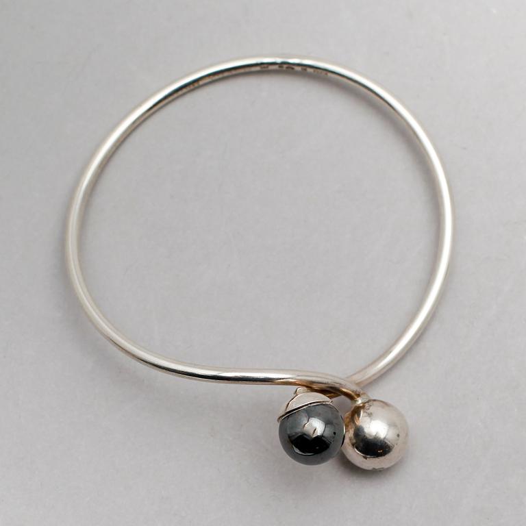 ARMBAND, silver, Stigbert, Stockholm 1974, vikt 16 g.