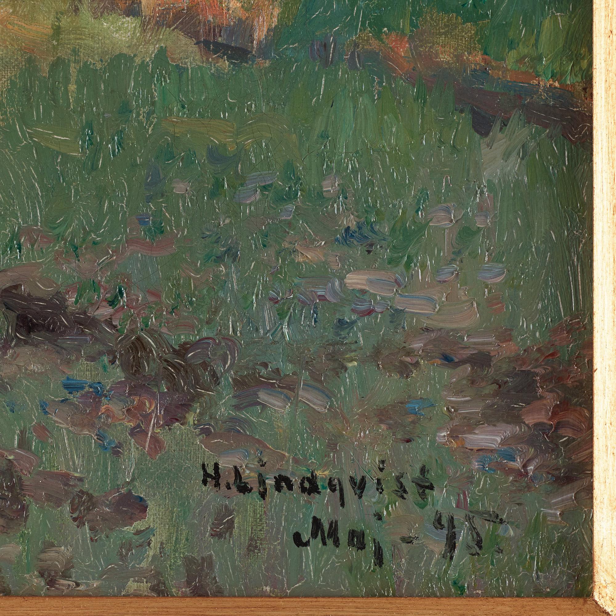 Herman Lindqvist, "Motiv från Djurgården" (Scene from Djurgården in Stockholm).