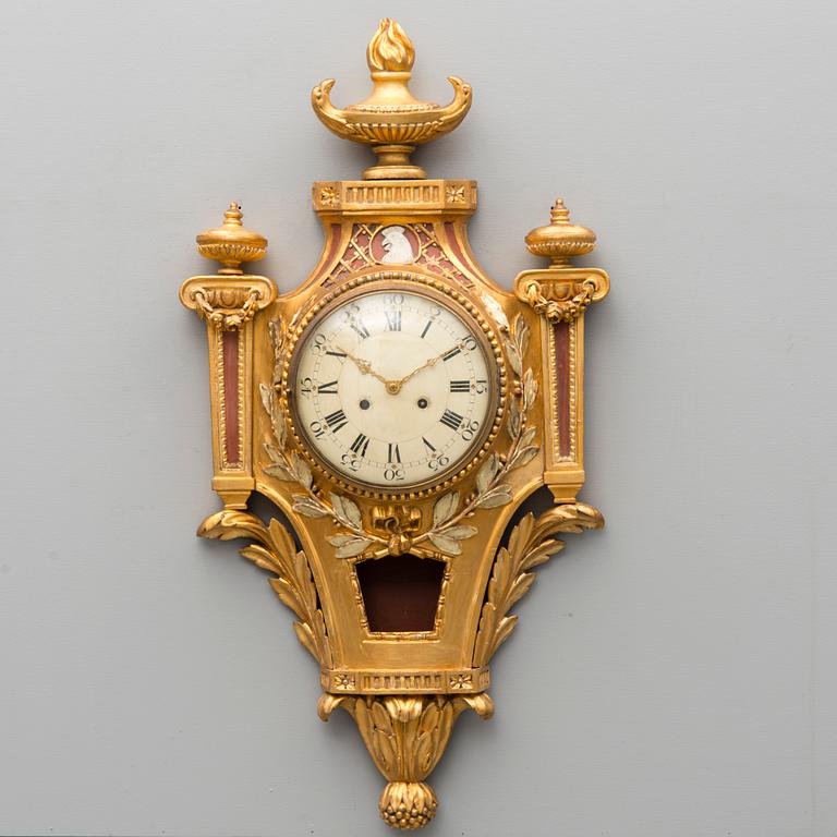 A 19th Century Swedish wall clock.