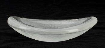 TAPIO WIRKKALA, FAT, glas, "Blad", Tapio Wirkkala, Iittala, sign.